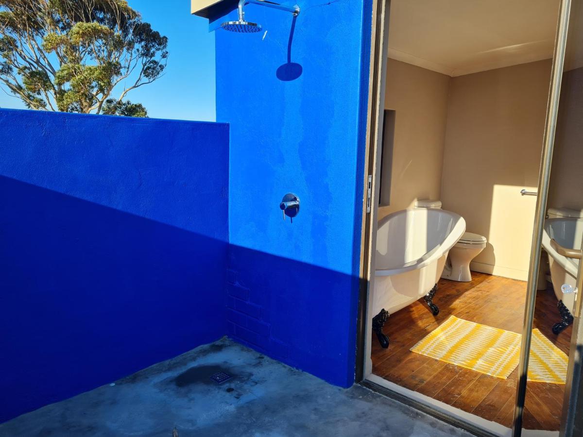 Die Blouhuis Farmhouse Retreat With A Hot Tub Cloeteskraal Kültér fotó