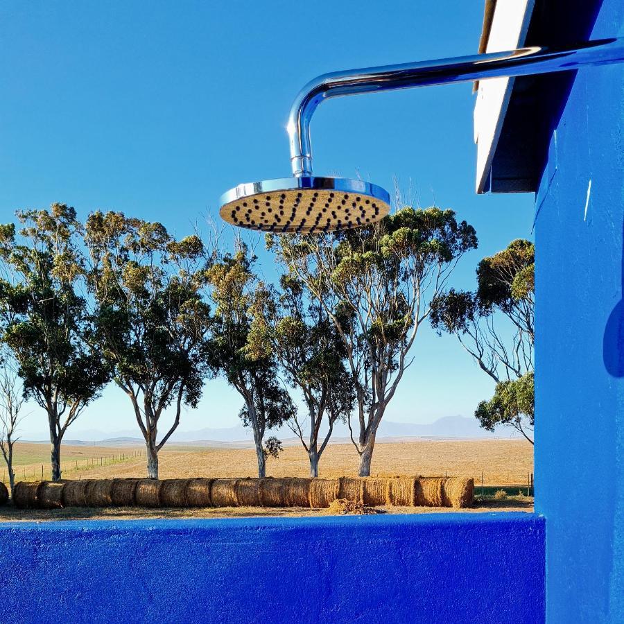 Die Blouhuis Farmhouse Retreat With A Hot Tub Cloeteskraal Kültér fotó